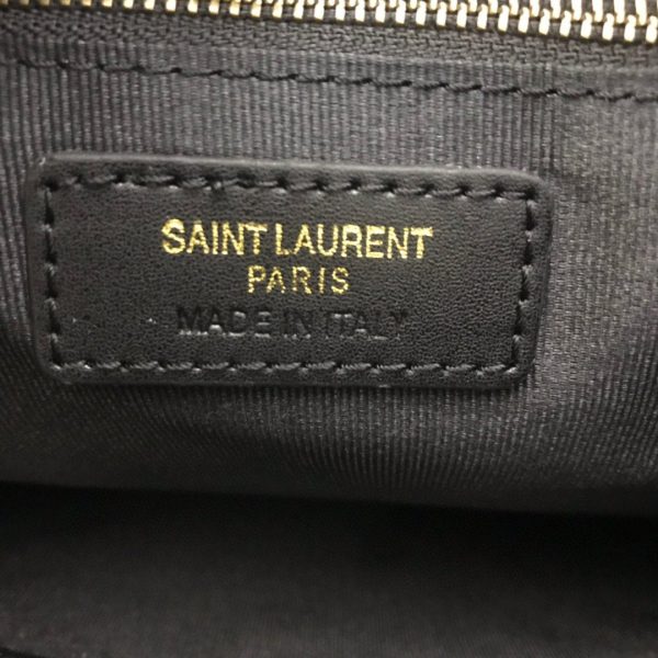 Saint Laurent Women Monogram Embossed Leather Clutch