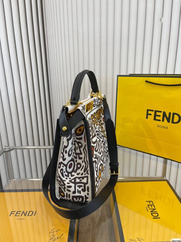 Fendi White x Mr Doodle Iconic Peekaboo Multiple colors