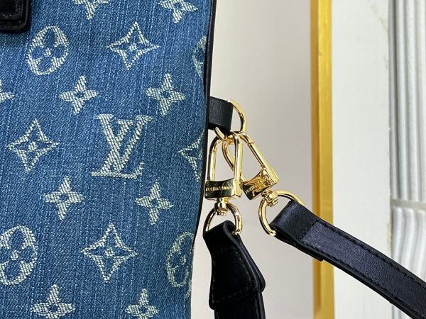 Louis Vuitton Onthego MM Tote Bag Denim