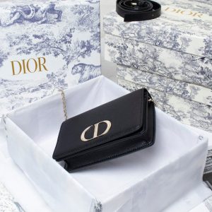 Dior 2-In-1 30 Montaigne Pouch Blue Dior Oblique Jacquard Women