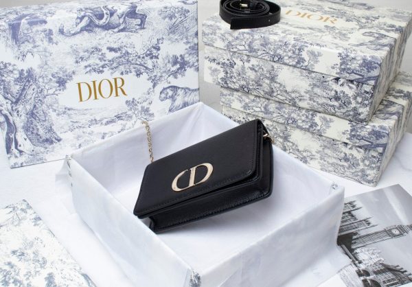 Dior 2-In-1 30 Montaigne Pouch Blue Dior Oblique Jacquard Women