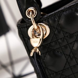 Dior Dior Micro Bag Black Cannage Lambskin Women