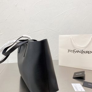 Saint Laurent YSL Shopping Bag Saint Laurent E/W in Supple Leather