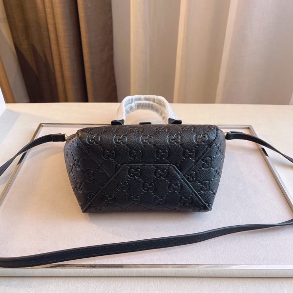 Guccissima Leather Jackie Handbag 145817 Black