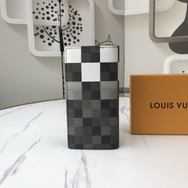 Louis Vuitton Damier Graphite Giant White Monogram Logo Pocket Organizer