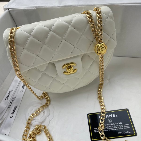 Chanel Heart Bag White