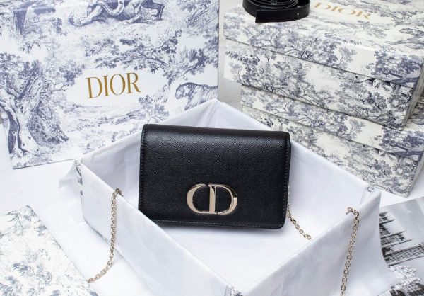 Dior 2-In-1 30 Montaigne Pouch Blue Dior Oblique Jacquard Women