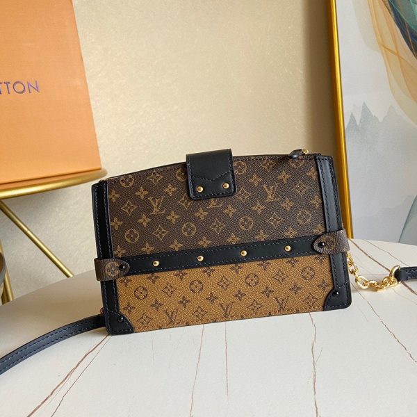 Louis Vuitton Clutch Trunk Monogram Reverse