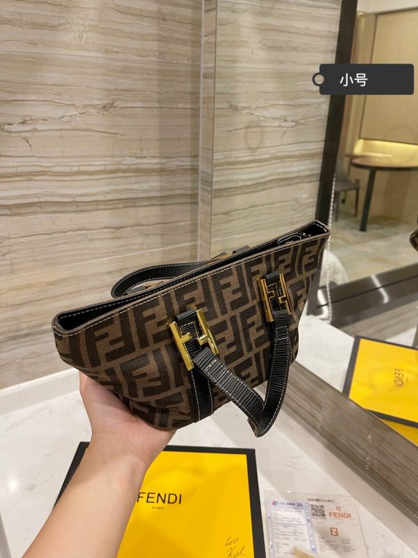 FENDI Zucca Canvas Hand Bag