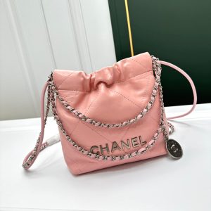 Chanel 22 Mini Handbag Pink