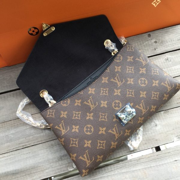 LOUIS VUITTON  Pallas Chain Monogram Canvas Crossbody Bag