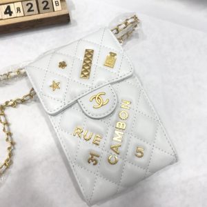 Chanel Mini Flap Bag Calfskin And Gold