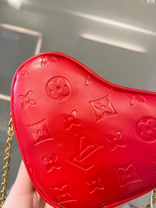 LOUIS VUITTON HEART ON CHAIN BAG