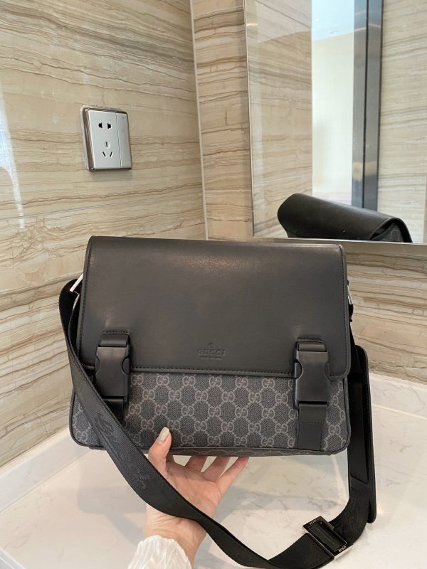 GUCCI Monogram Messenger Bag