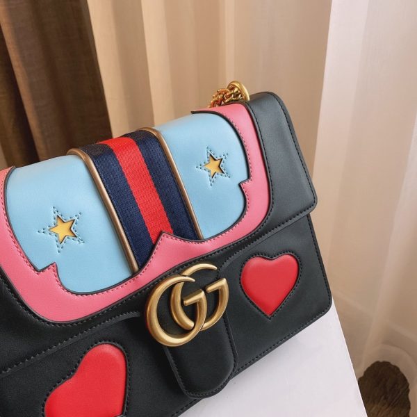 Gucci Marmont Web Heart