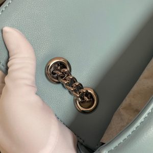 Gucci Marmont Shoulder Bag GG Small Pastel Blue