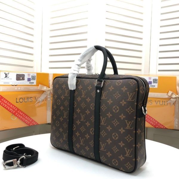 Louis Vuitton Monogram Macassar Canvas Porte