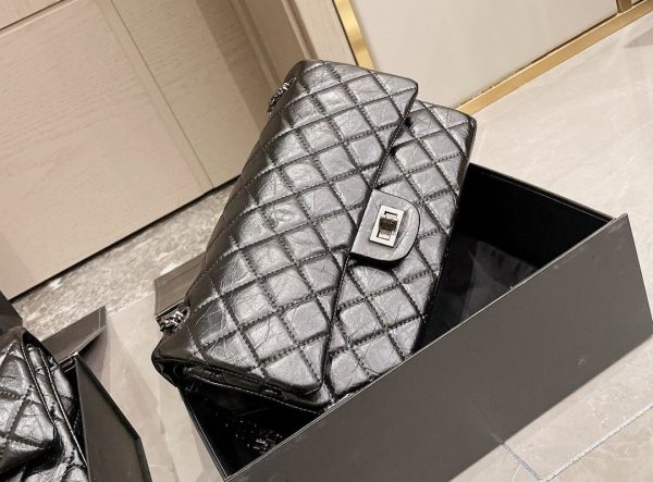 Chanel 2.55 Medium Bag Black