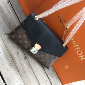 LOUIS VUITTON  Pallas Chain Monogram Canvas Crossbody Bag