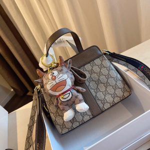 GUCCI GG Supreme Web Sherry Line Shoulder Bag