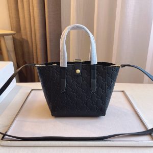 Guccissima Leather Jackie Handbag 145817 Black