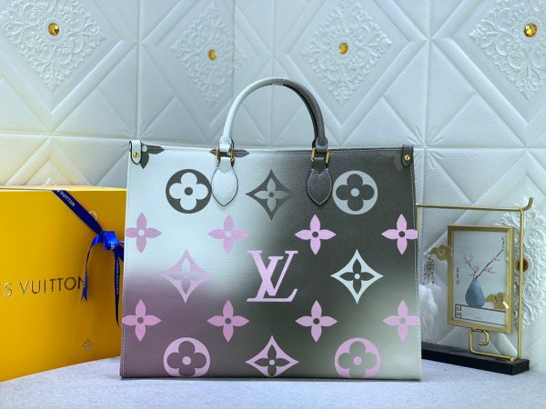 LV Louis Vuitton Onthego GM Pastel