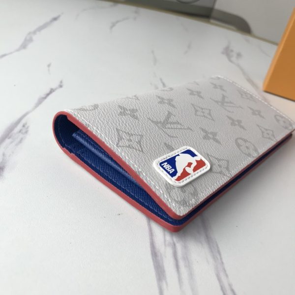 LOUIS VUITTON  X NBA Monogram Pocket Organizer Antartica