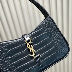 Ysl Hobo Bag Crocodile Embossed