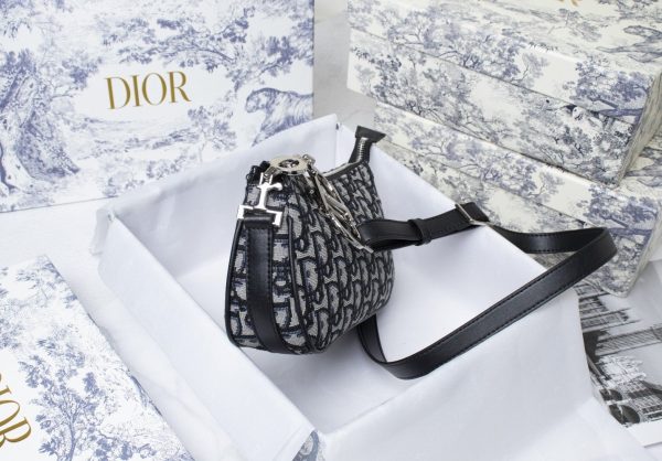 Christian Dior Trotter Crossbody Bag – Black