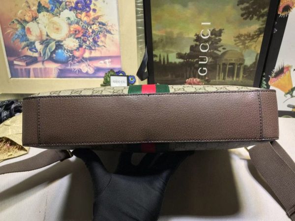 Gucci Ophidia GG Supreme Canvas Leather Briefcase