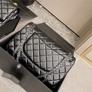 Chanel 2.55 Medium Bag Black