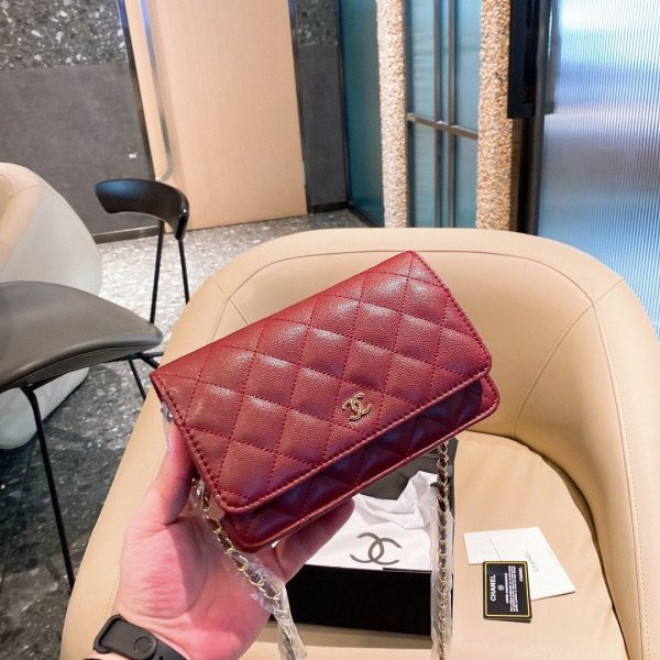 CHANEL WOC MINI RED