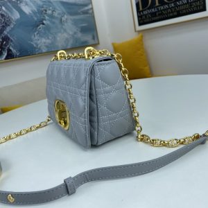 Dior Small Dior Caro Bag Black Supple Cannage Calfskin Women