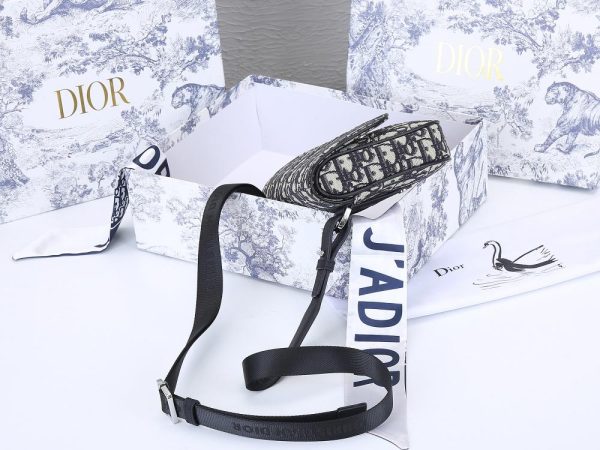 Dior Saddle Bag Oblique Jacquard