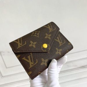 Louis Vuitton M62472 Victorine Monogram Wallet Canvas Women’s