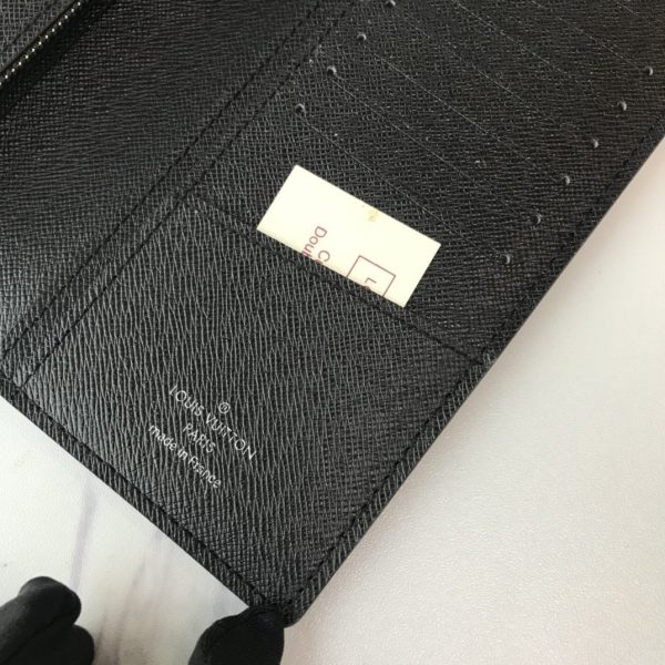 Louis Vuitton Damier Graphite Giant White Monogram Logo Pocket Organizer