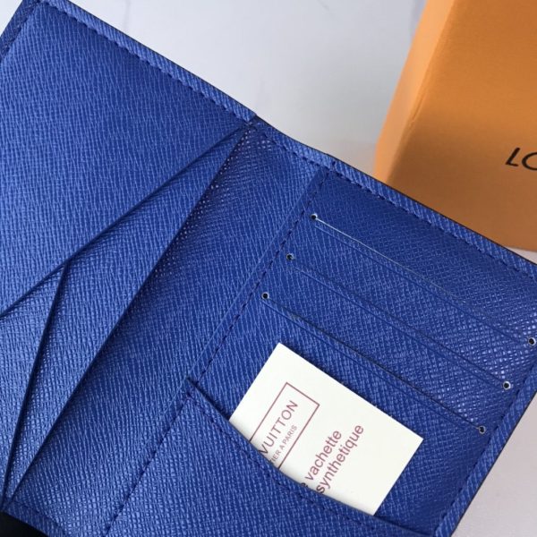 LOUIS VUITTON  Damier Graphite Giant Pocket Organizer Blue