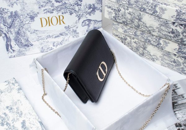 Dior 2-In-1 30 Montaigne Pouch Blue Dior Oblique Jacquard Women