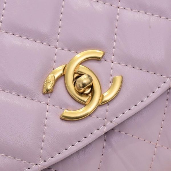 Chanel 2024SSW Small Top Handle Tote Quilted