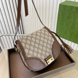 Padlock Small Shoulder Bag Beige And Ebony GG Supreme