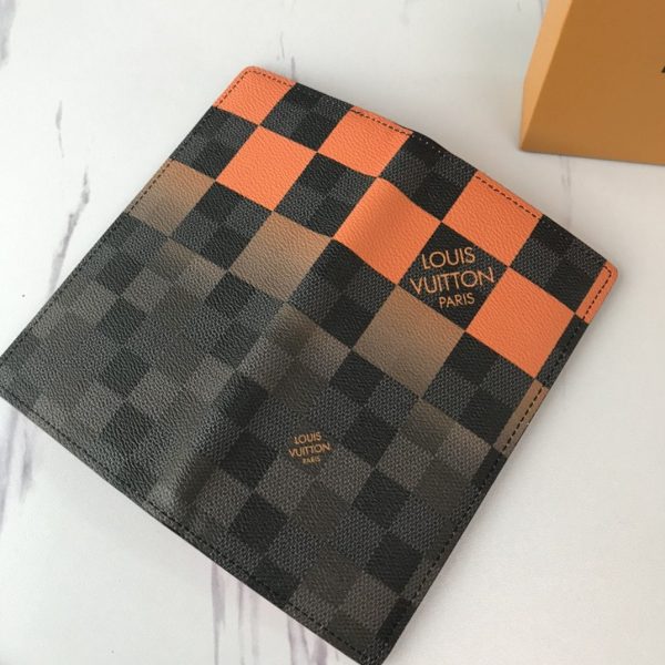 Louis Vuitton Damier Graphite Giant White Monogram Logo Pocket Organizer