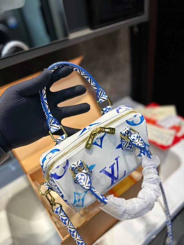 LOUIS VUITTON LV BY THE POOL SPEEDY BANDOULIERE 20 BAG SUPER
