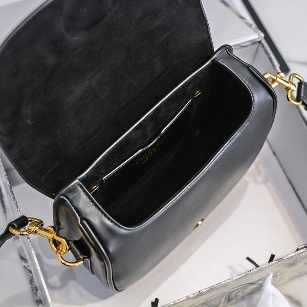 Dior Medium Dior Bobby Bag Black Box Calfskin Women