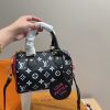 Louis Vuitton Spring Escape Bandouliere Speedy 20 Pink Black