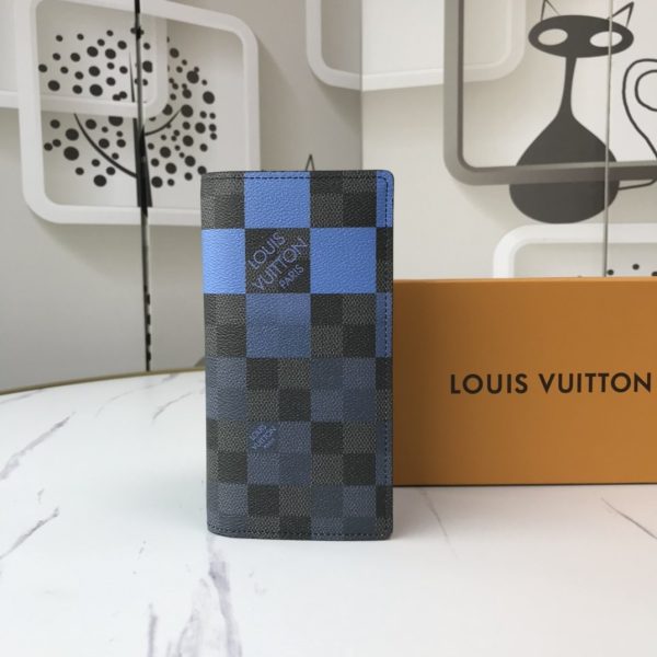 LOUIS VUITTON Pocket Organizer Graphite Damier