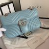 Gucci Marmont Shoulder Bag GG Small Pastel Blue