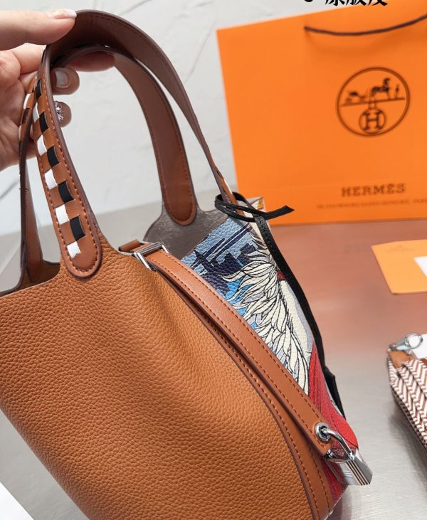 Hermes　Picotin Lock　Tressage De Cuir