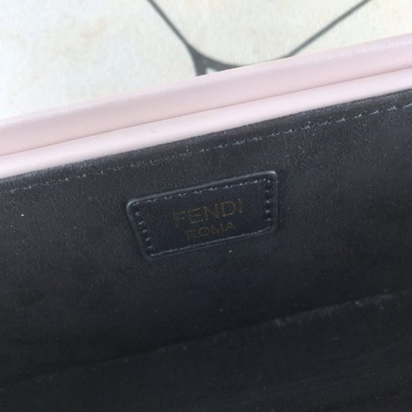 Fendi Horizontal Box Crossbody Bag Leather