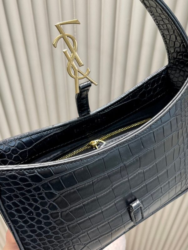 Ysl Hobo Bag Crocodile Embossed