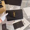 Saint Laurent Cassandre Small Matelassé  Wallet